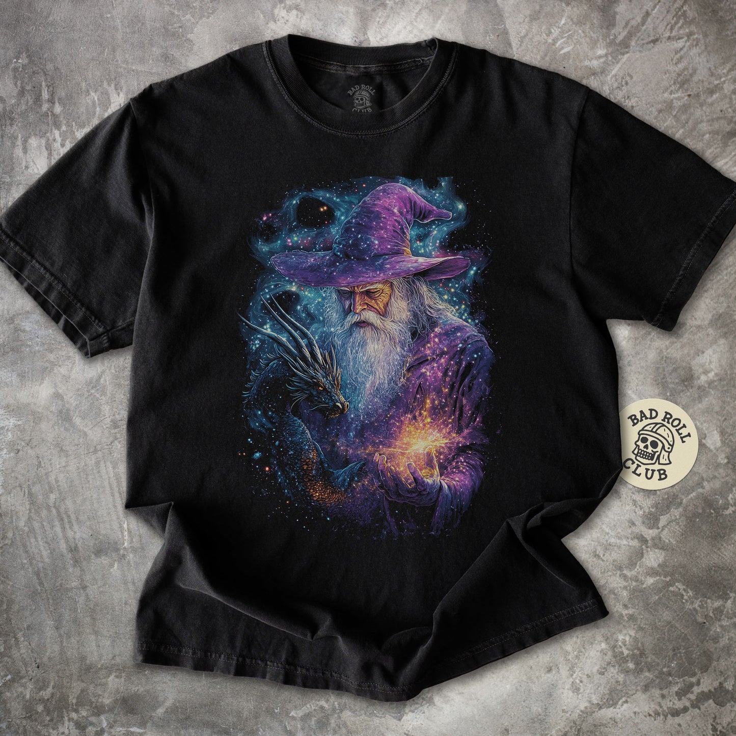 Cosmic Wizard Dragon T-Shirt