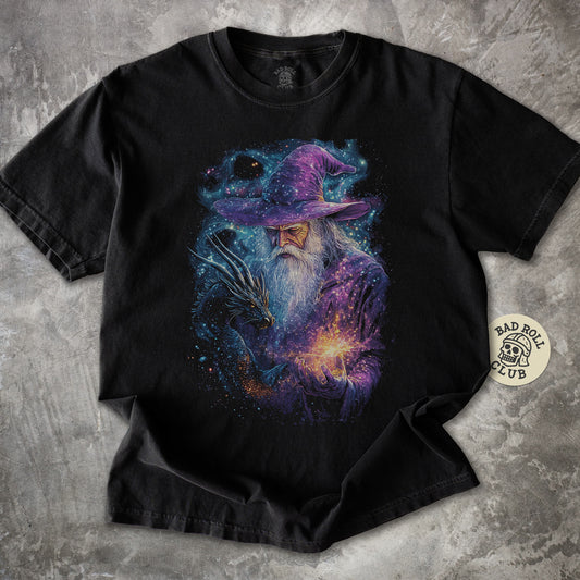 Cosmic Wizard Dragon T-Shirt