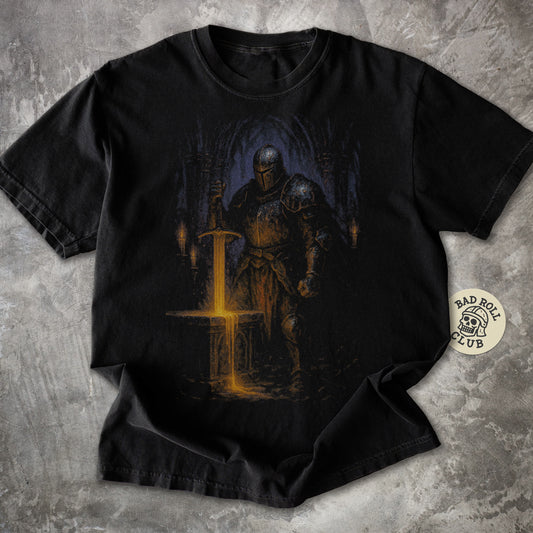 Oathbound Knight Dark Fantasy T-Shirt