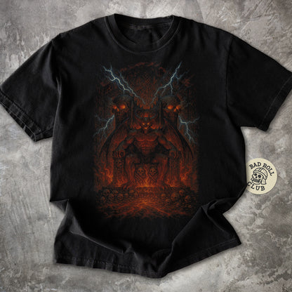 Throne of Hell Dark Fantasy T-Shirt