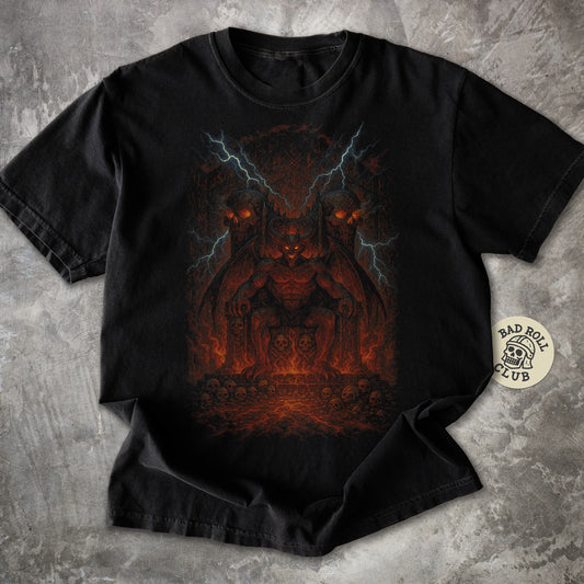Throne of Hell Dark Fantasy T-Shirt
