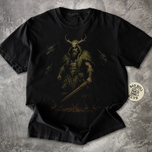 Warden of the Wild Dark Fantasy T-Shirt