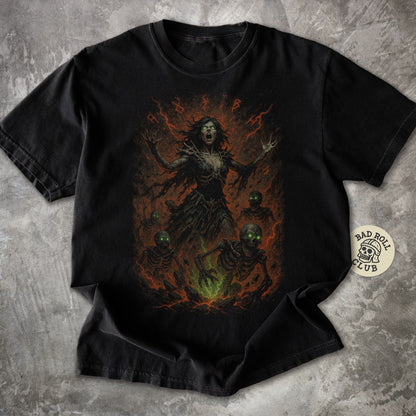 Necrotic Witch Dark Fantasy T-Shirt