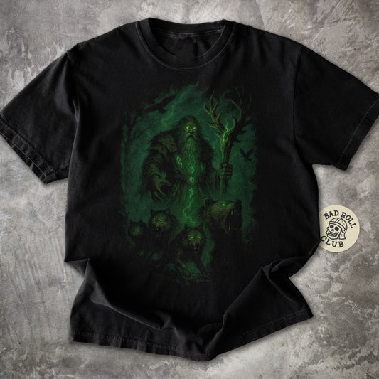 Elder Druid Dark Fantasy T-Shirt