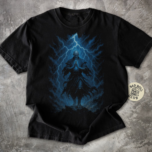 The Storm Monk Dark Fantasy T-Shirt