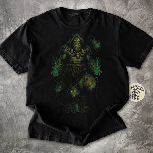 The Spiritcaller Druid Dark Fantasy T-Shirt