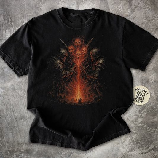 The Cursed Duel Dark Fantasy T-Shirt
