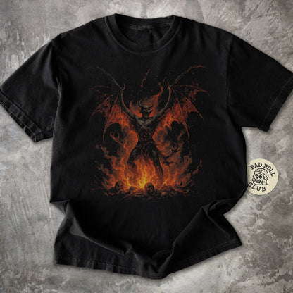 The Infernal Lord Dark Fantasy T-Shirt