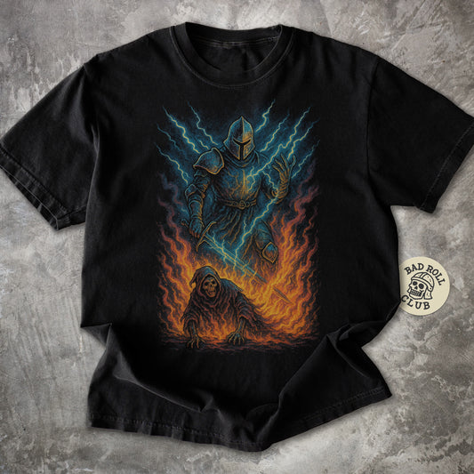 The Deathbreaker Knight Dark Fantasy T-Shirt