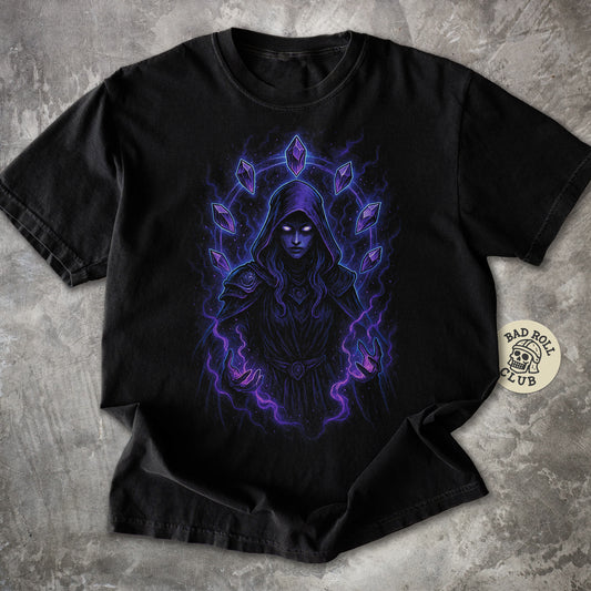 The Voidbinder Sorceress Dark Fantasy T-Shirt