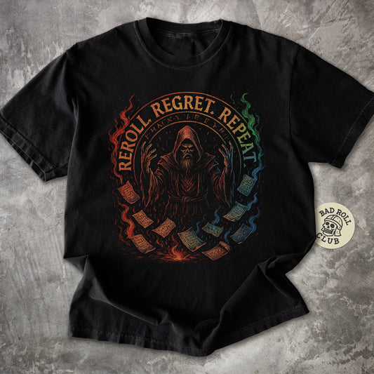 Cursed Mage ARPG Gamer T-Shirt