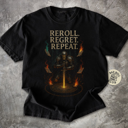 Fallen Knight ARPG Gamer T-Shirt