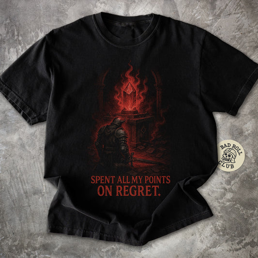 Regret Crystal ARPG Gamer T-Shirt