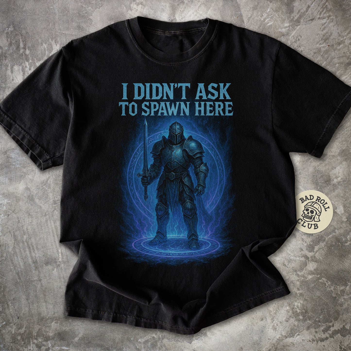 Spawned Knight ARPG Gamer T-Shirt