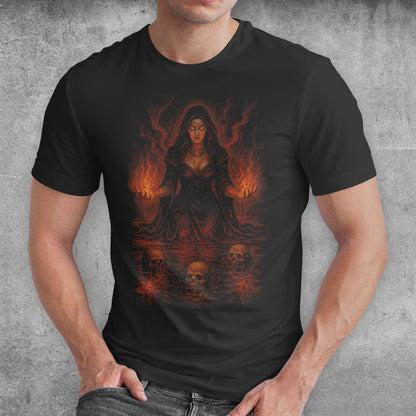 Ember Witch Dark Fantasy T-Shirt