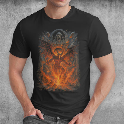 Infernal Awakening Dark Fantasy T-Shirt