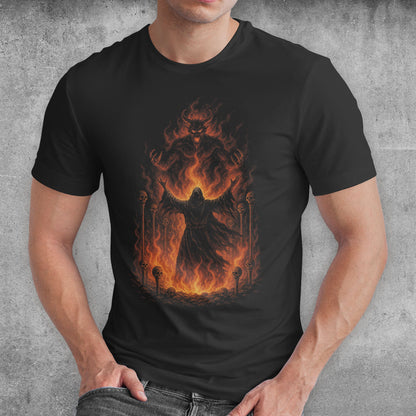 The Infernal Summoner Dark Fantasy T-Shirt