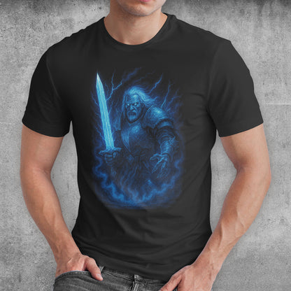 The Frostbane Warlord Dark Fantasy T-Shirt