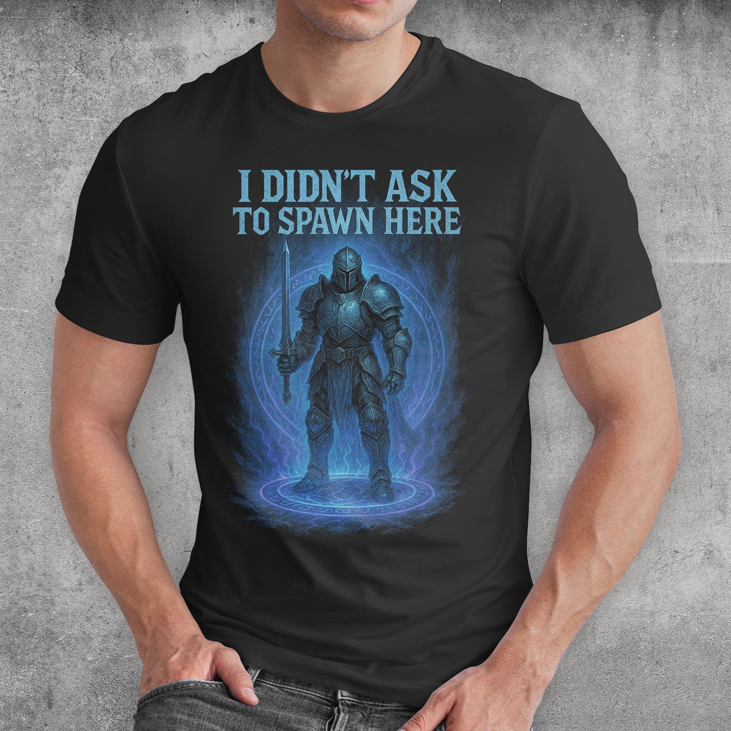 Spawned Knight ARPG Gamer T-Shirt