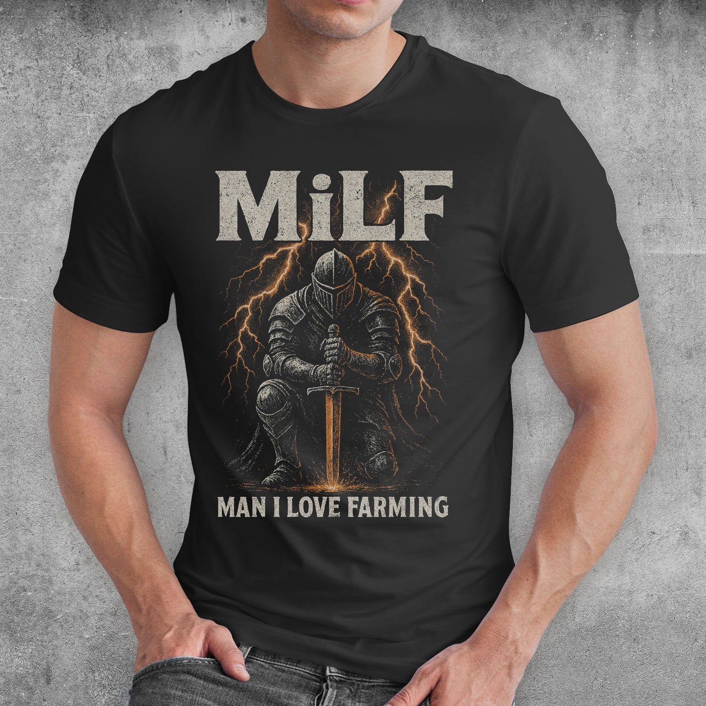 Knight Farming Meme T-Shirt