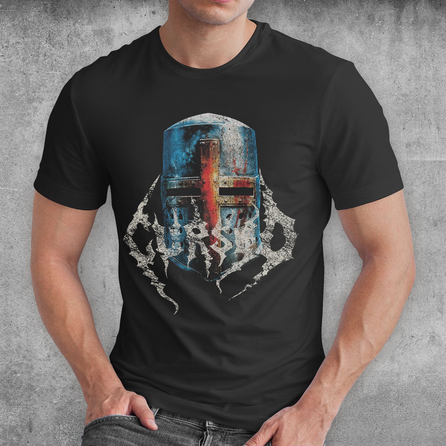 Crusader Helmet Emblem T-Shirt