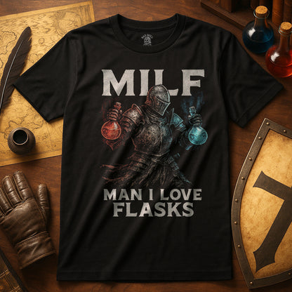 Knight Flask Meme T-Shirt
