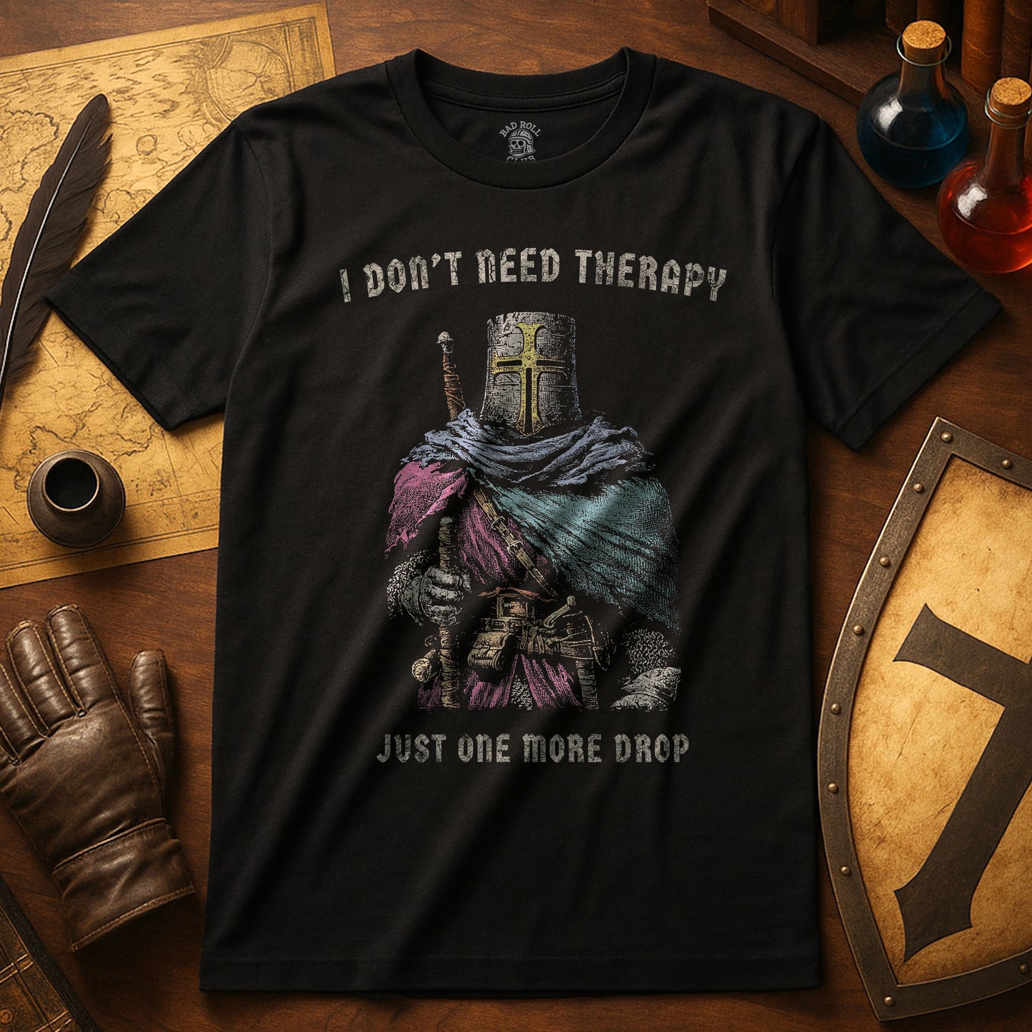 Loot Drop Knight Meme T-Shirt